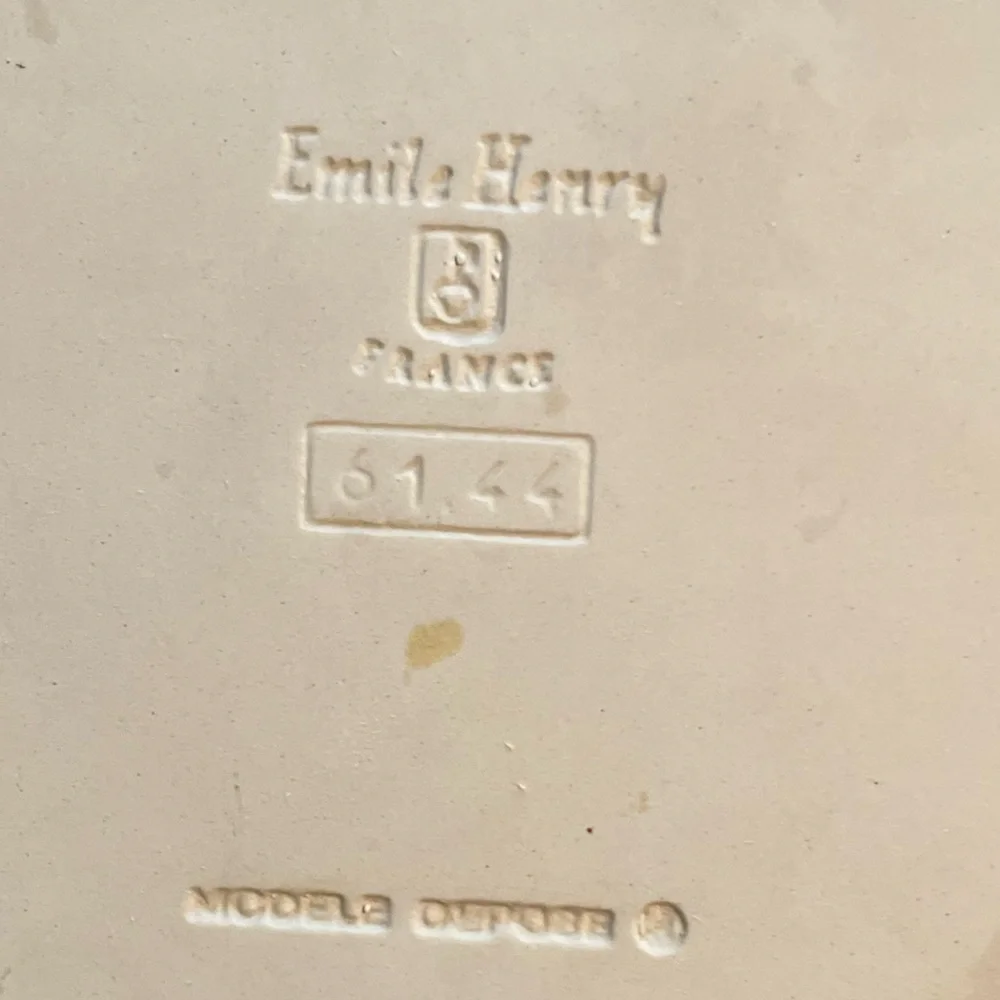 Emile Henry from Williams Sonoma Heart-Shaped White Ceramic Pie Dish
